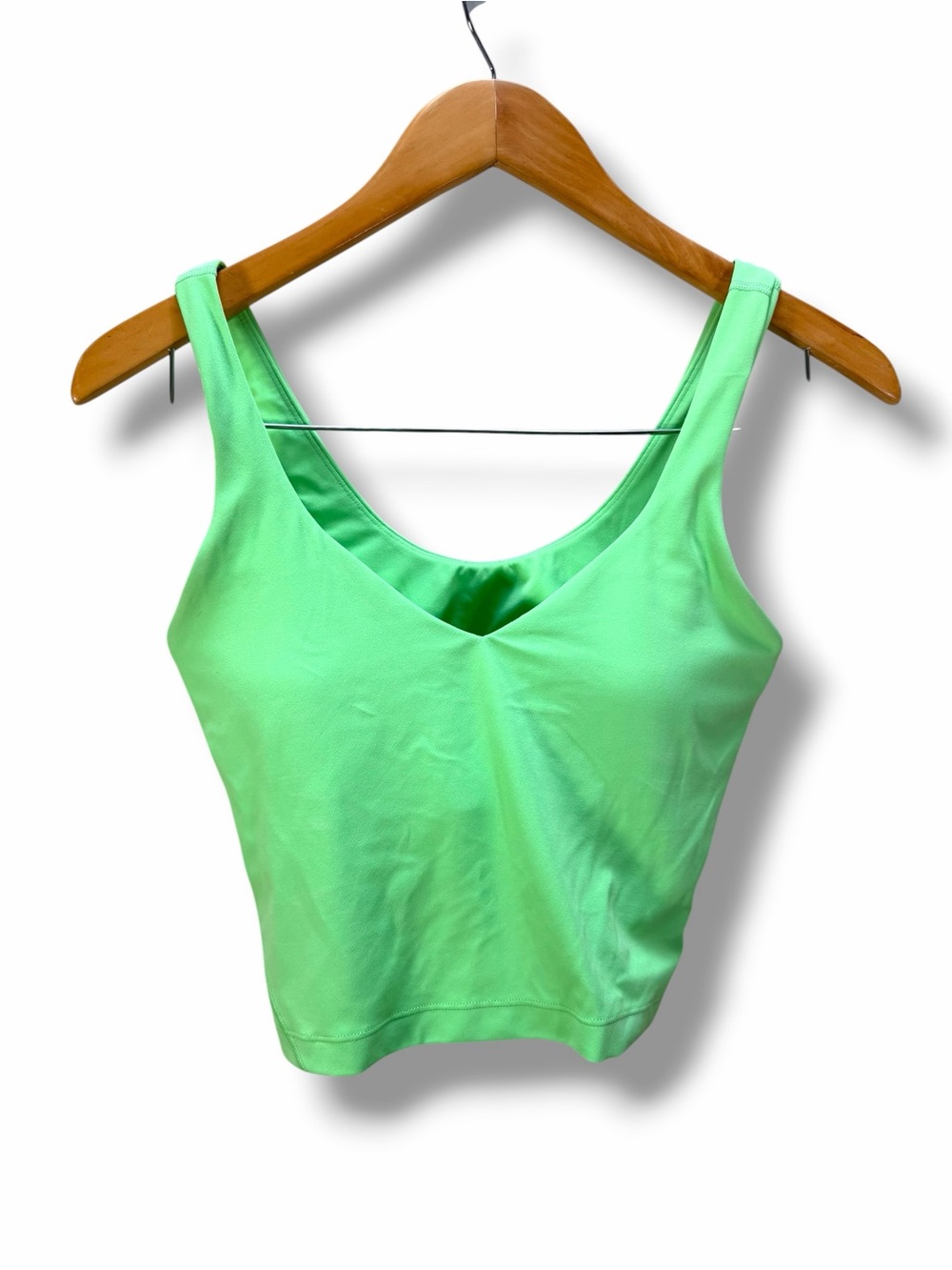 Women’s Lululemon Align Cropped Tank Lime Green Size 6